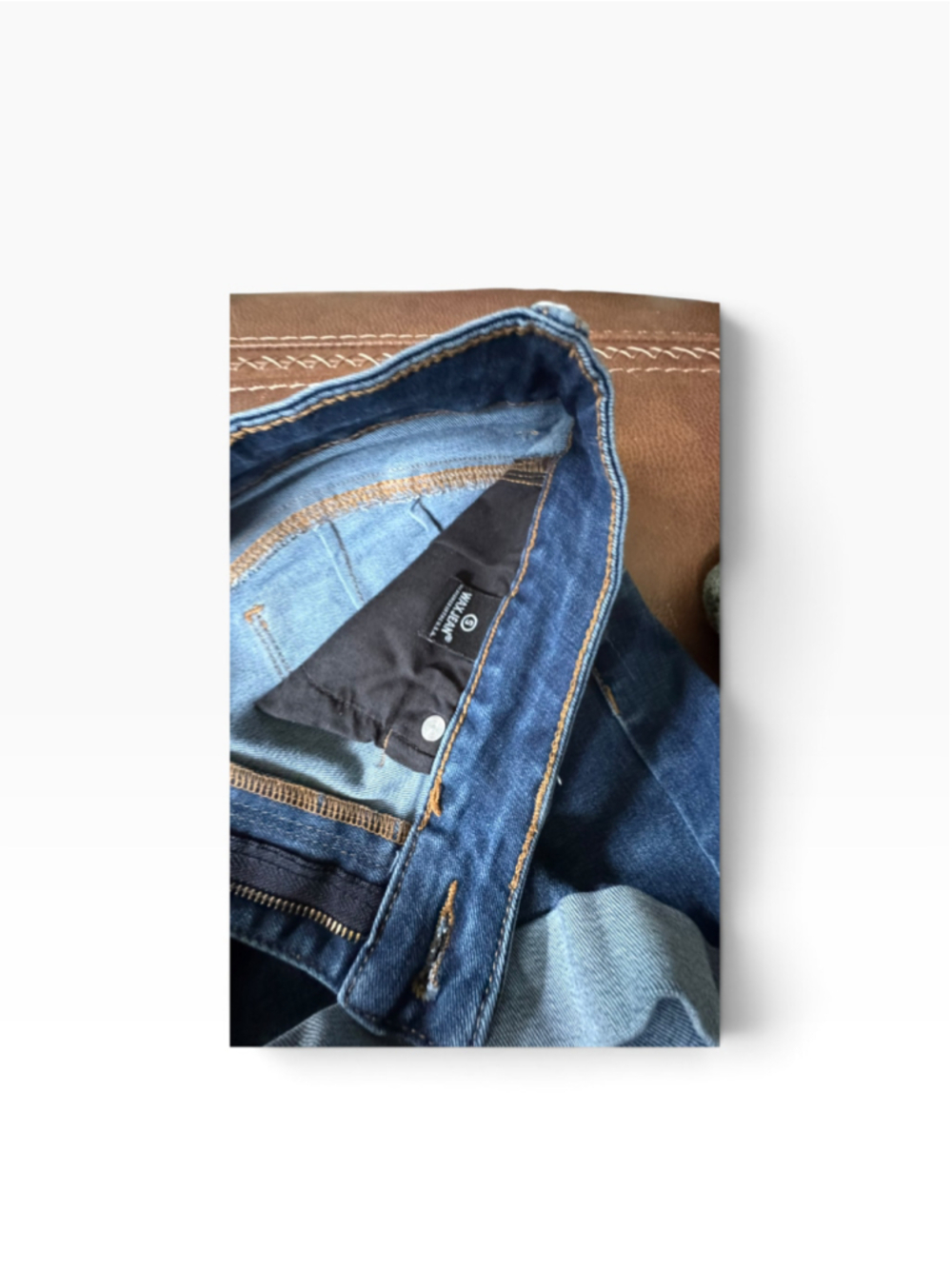 Women's Wax Jean Denim Shorts Blue Size S - Picture 4 of 4